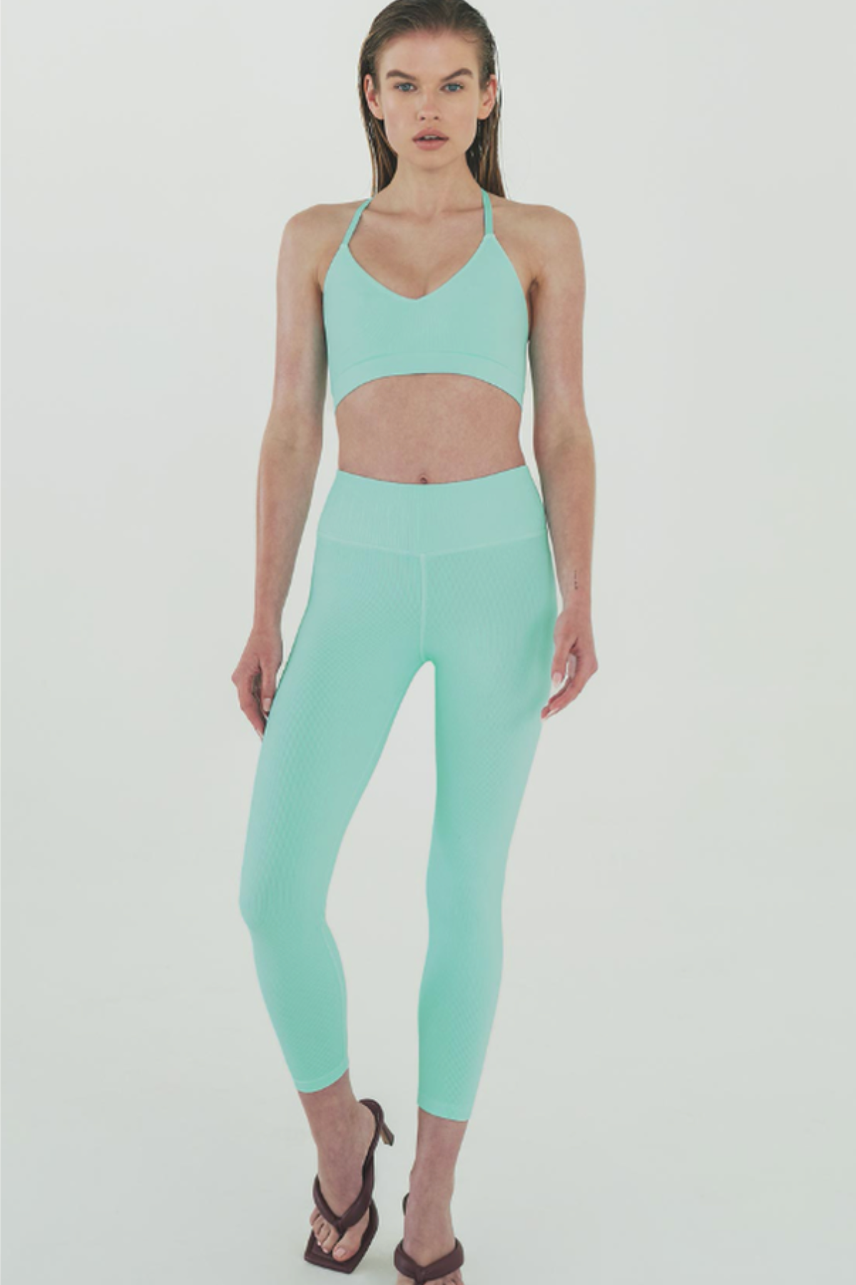Remi 7/8 Legging/Aqua Island