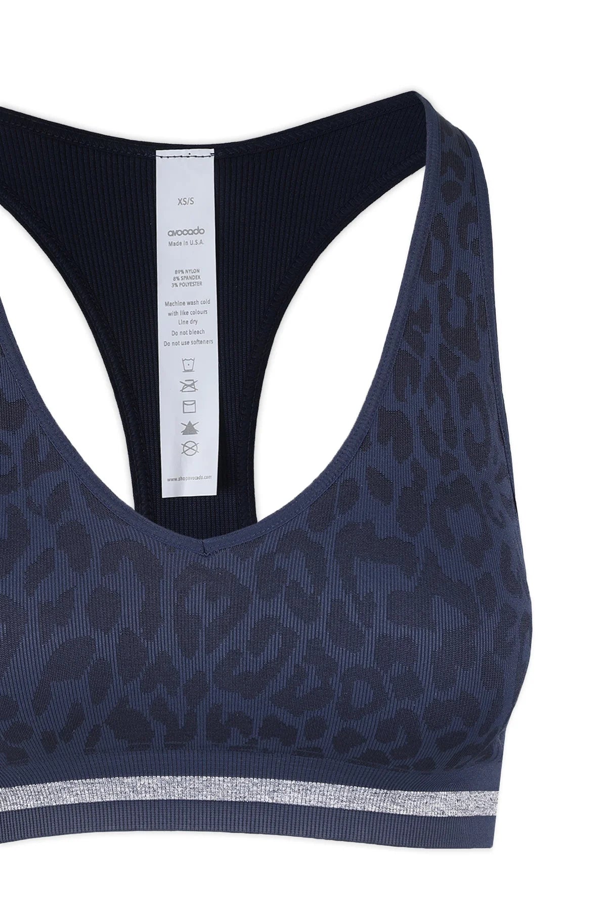 Leo Stripe Deep V Bra