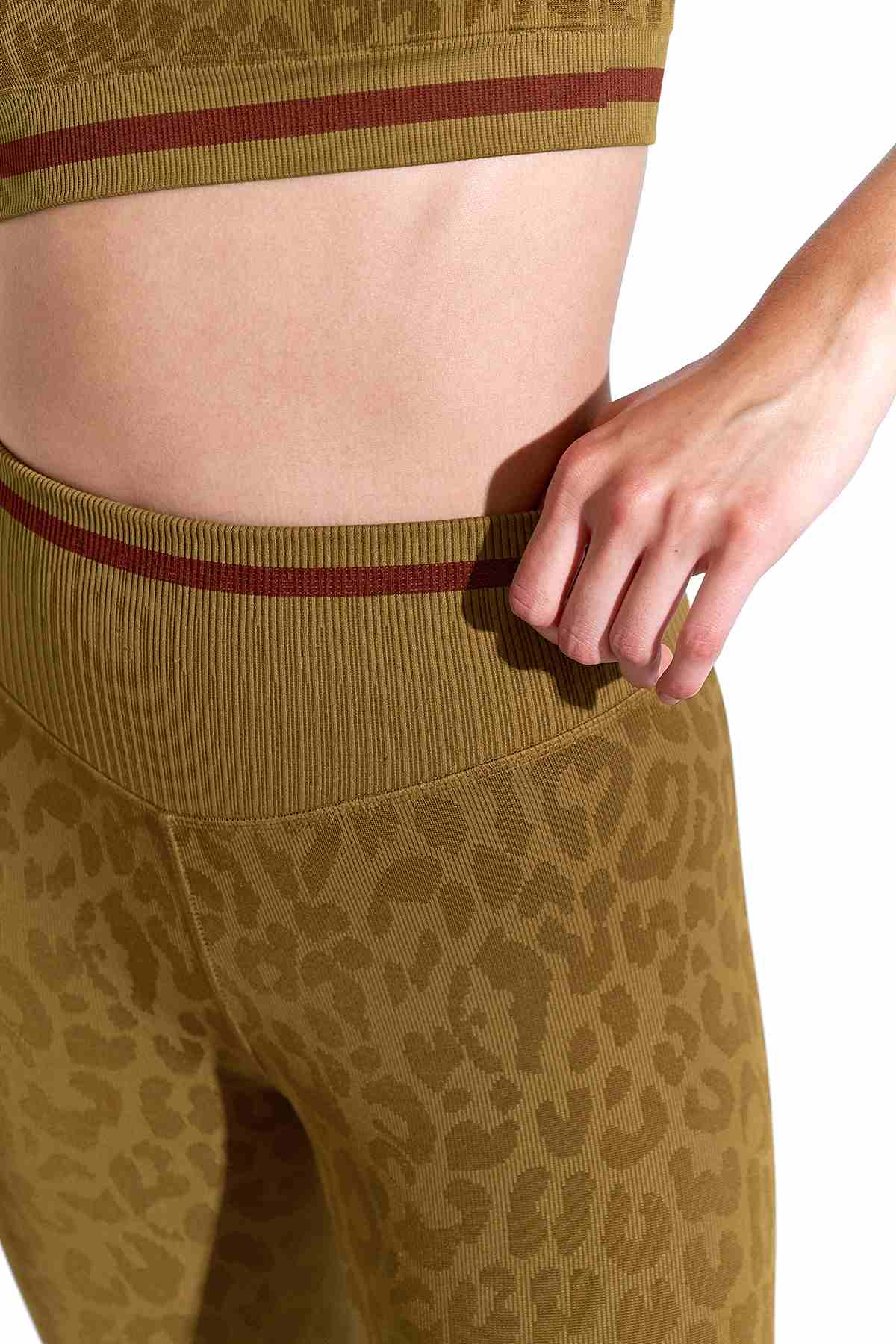 Leo Stripe V-Back Biker Short