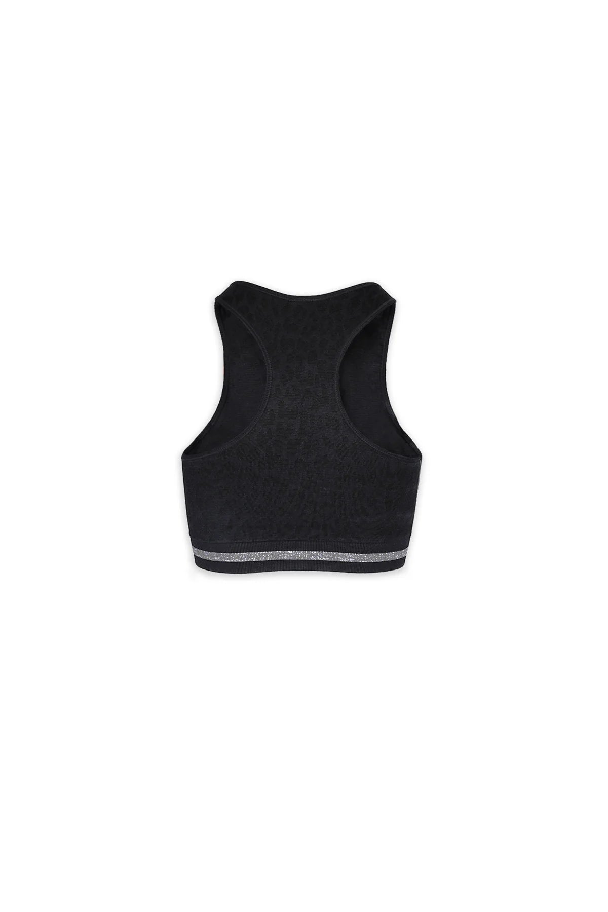 Leo Stripe Racer Back Bra