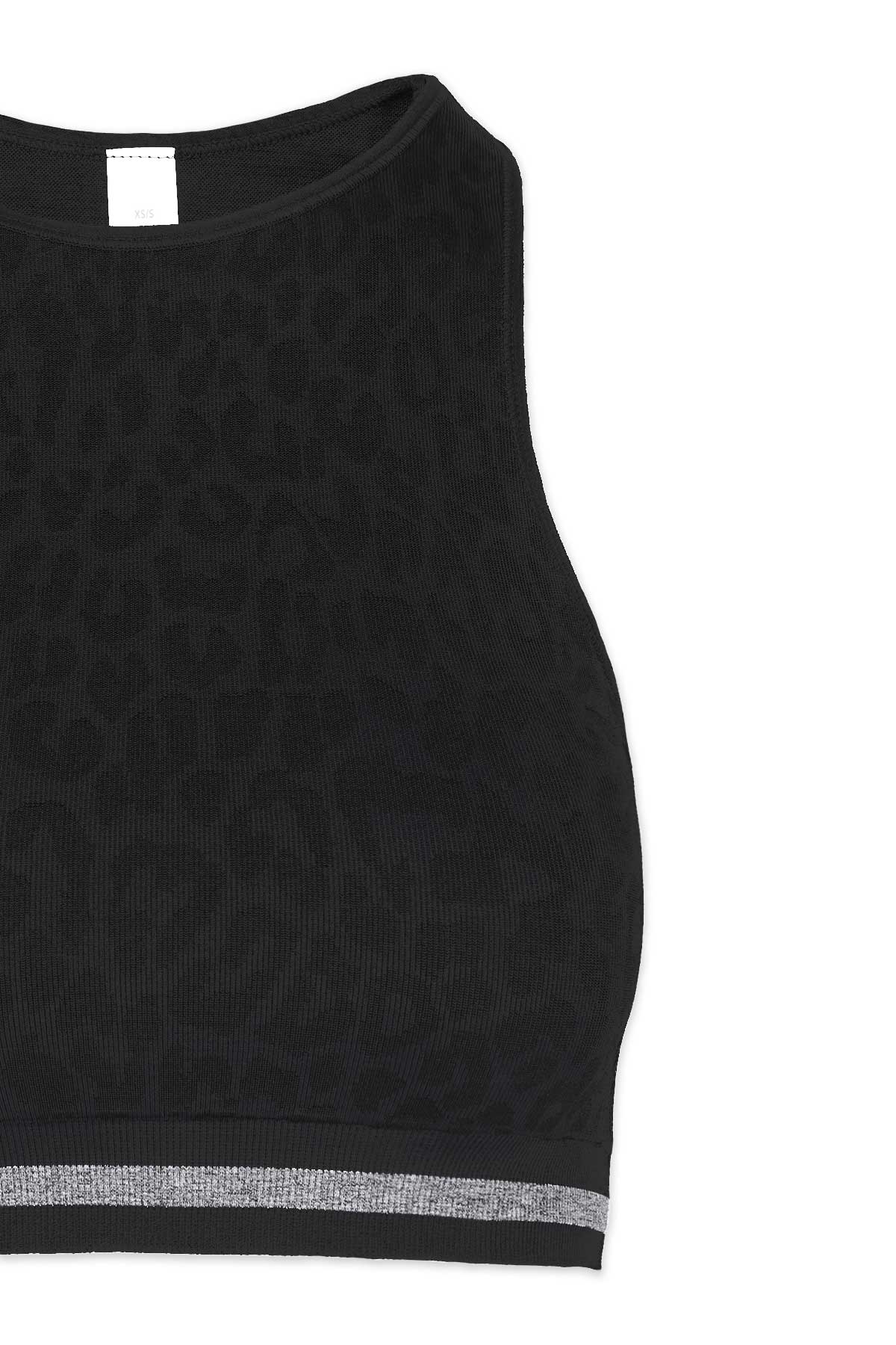 Leo Stripe Racer Back Bra