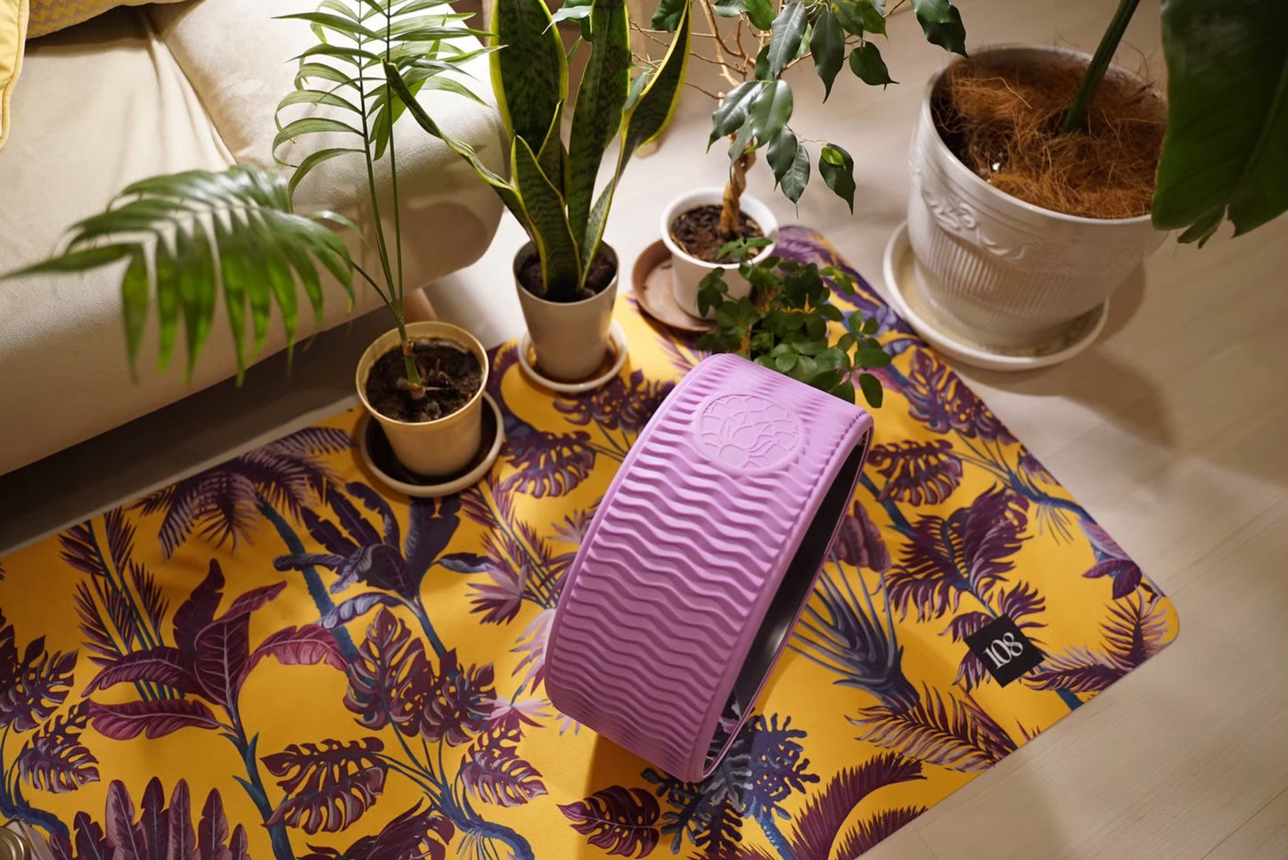 108originalヨガマット【ムラサキイロ】