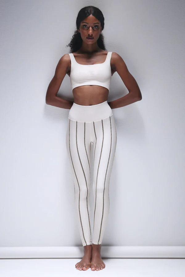 Lurex Pinstripe Legging