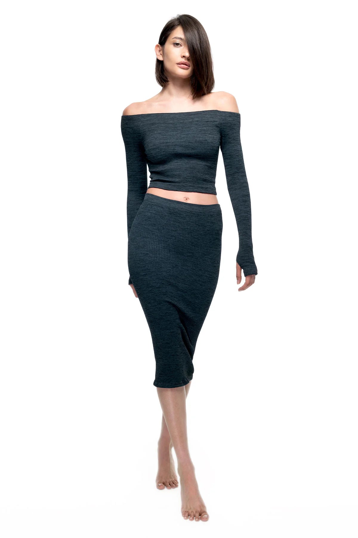 Margot Melange LS Top