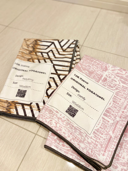 108originalヨガタオル２枚セット【frequency】【comfy】