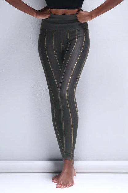 Lurex Pinstripe Legging